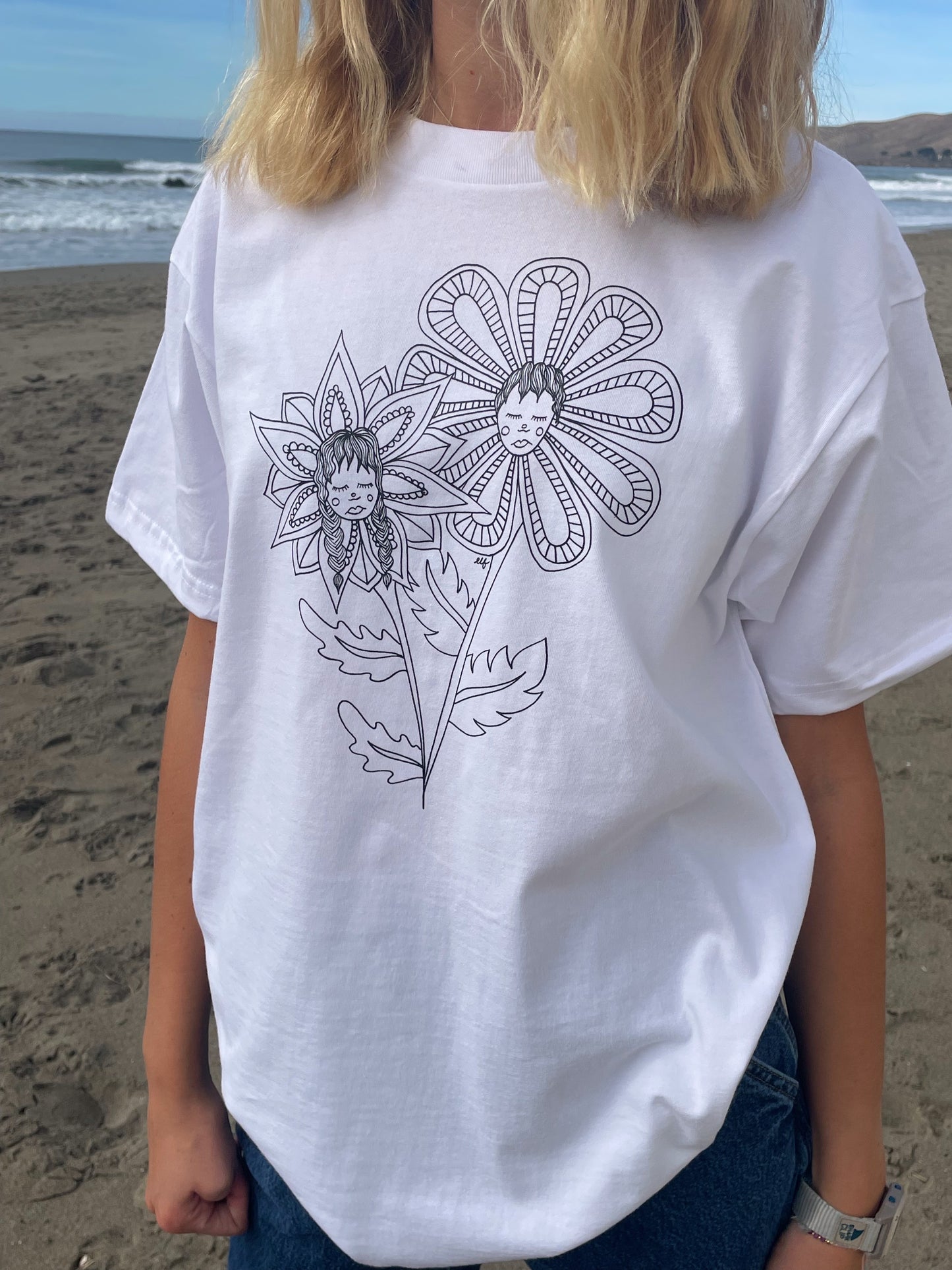 flower friends t shirt