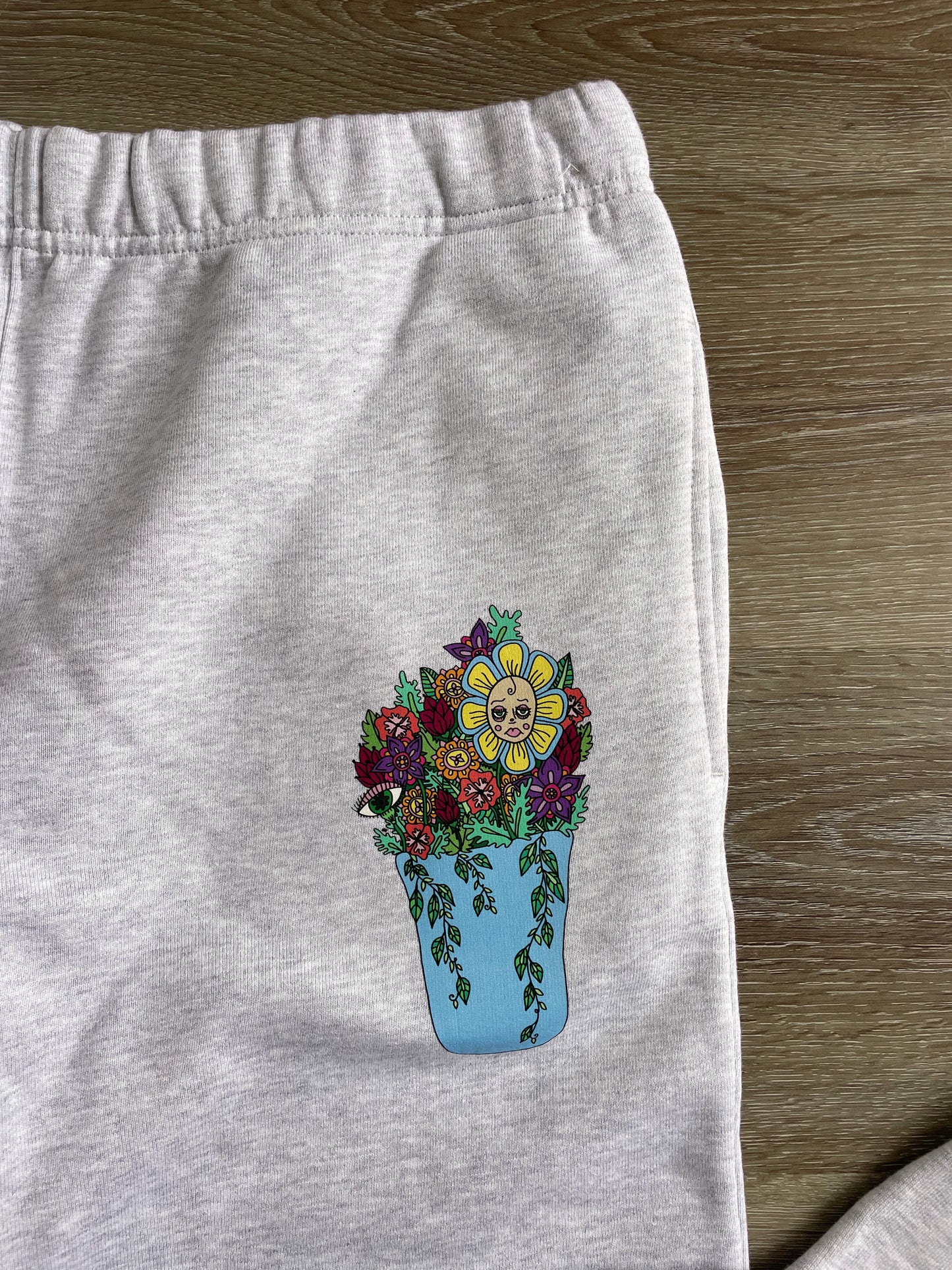 all the flowers sweatpants