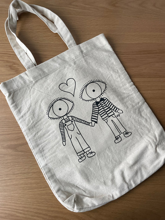 eye love you tote bag