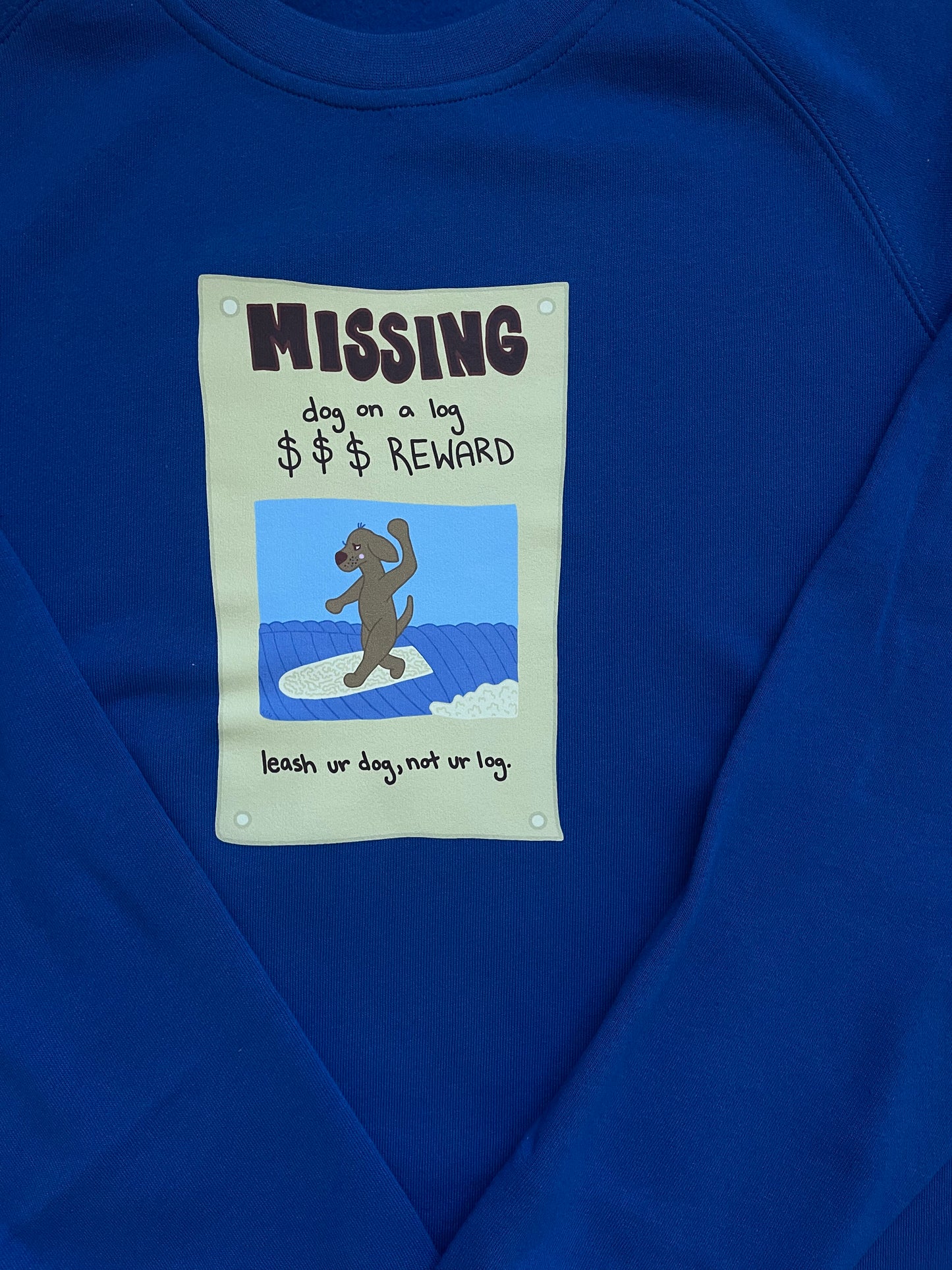 missing dog crewneck