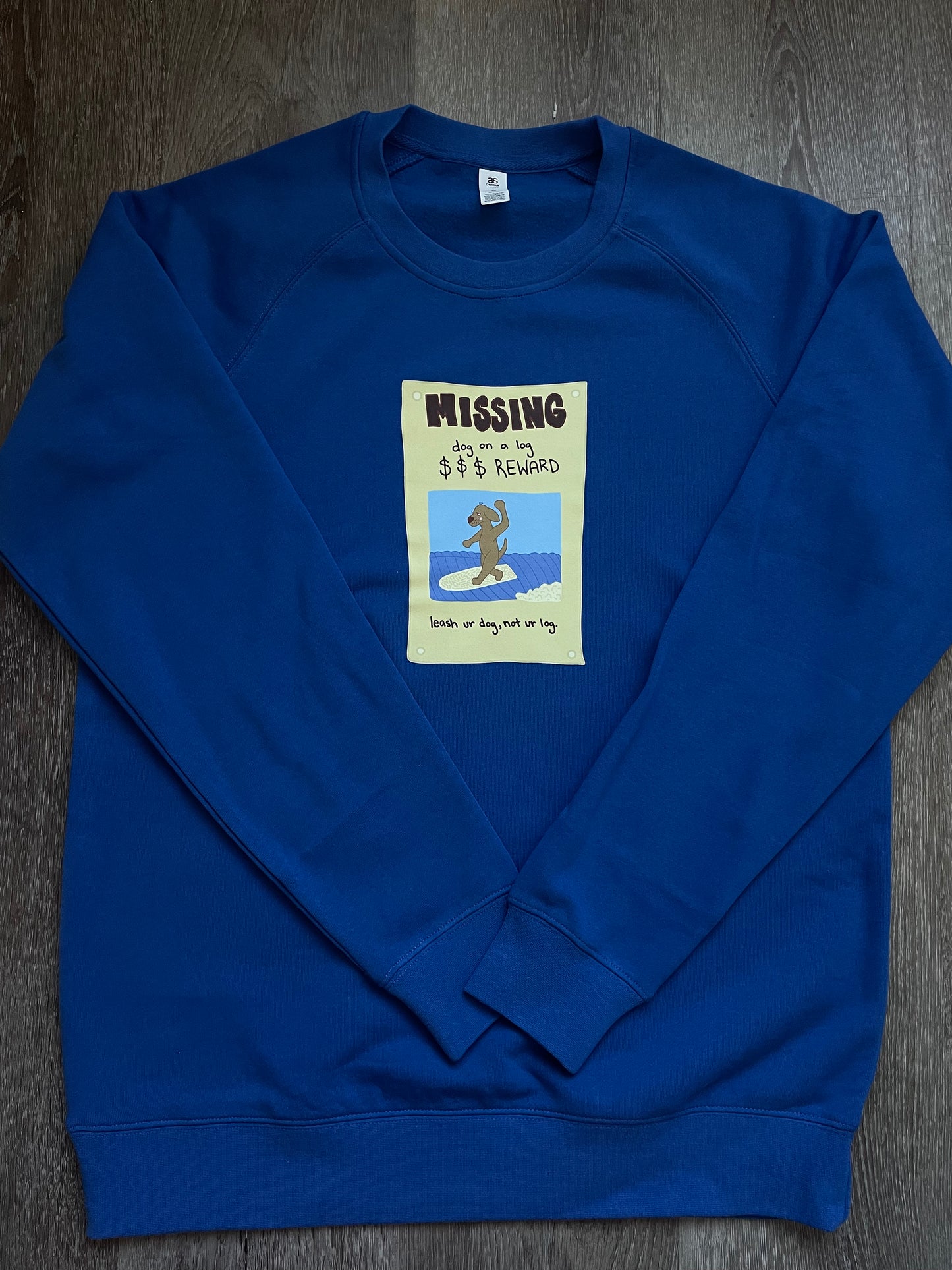 missing dog crewneck