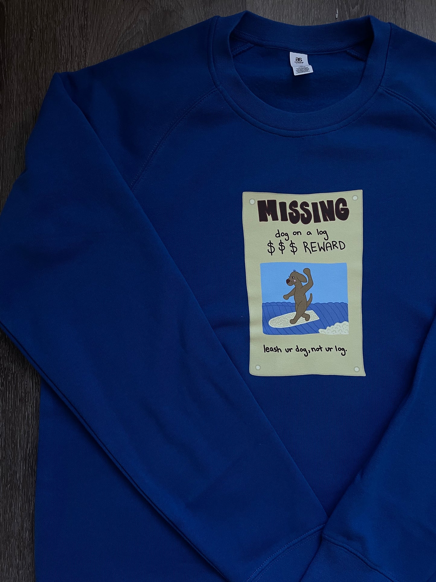 missing dog crewneck